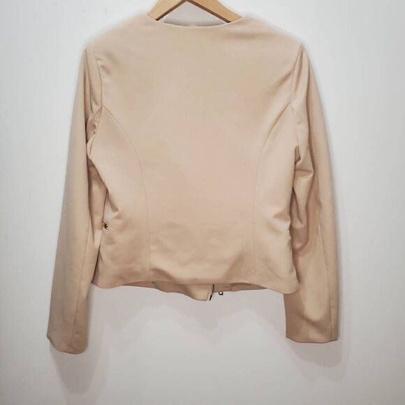 Forever 21 Lightweight Moto Style Double Zip Jacket Size Large - Picture 4 of 5